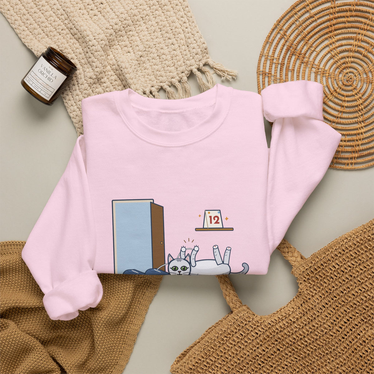 Burmilla Crewneck Sweatshirt - Twelve and Still Pouncing on Shoelaces Cat Owner Gift