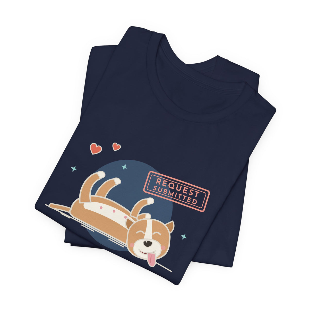 Pit Bull-Type Dog T-Shirt - I Fall Over to Request Belly Rubs Happy Pittie Tee
