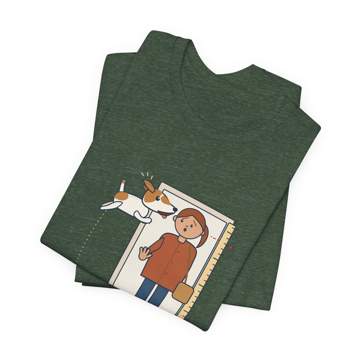 Jack Russell Terrier T-Shirt - Jumps Up Face to Face to Say Hello Funny JRT Tee