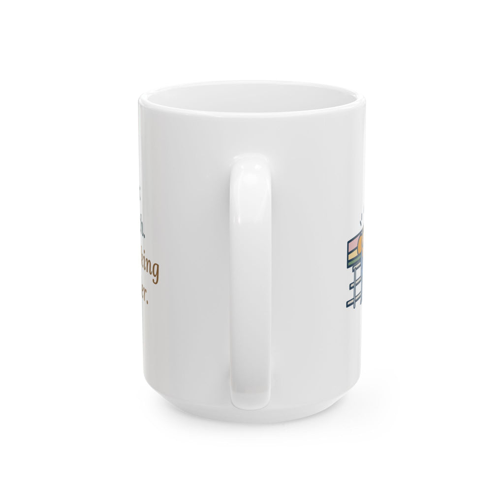 Down Six in the Ninth 15oz Mug, Large Baseball Coffee Mug with Bleacher Family