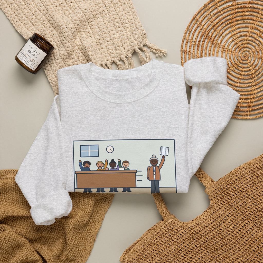 Director of Nursing Sweatshirt, Stopped by for One Minute, Left with Eleven Requests on a Napkin, Funny Station Visit Crewneck