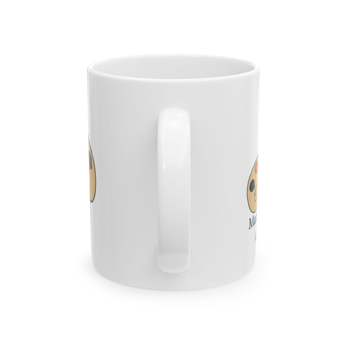 Tortie Cat Coffee Mug - Made From Leftover Cat Colors Tortoiseshell Mug
