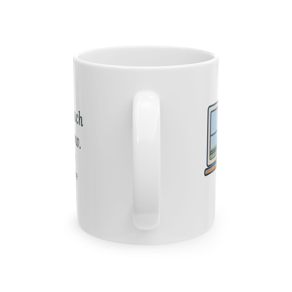 Shakespeare Quote Mug, Parting Is Such Sweet Sorrow, Literary Cafe Window Coffee Mug 11oz