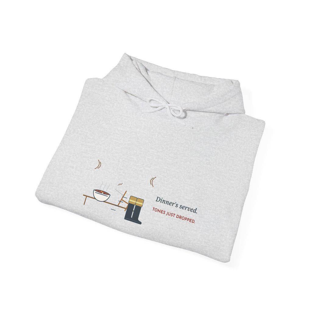 Firefighter Hoodie - Dinner's Served. Tones Just Dropped. Firehouse Hooded Sweatshirt