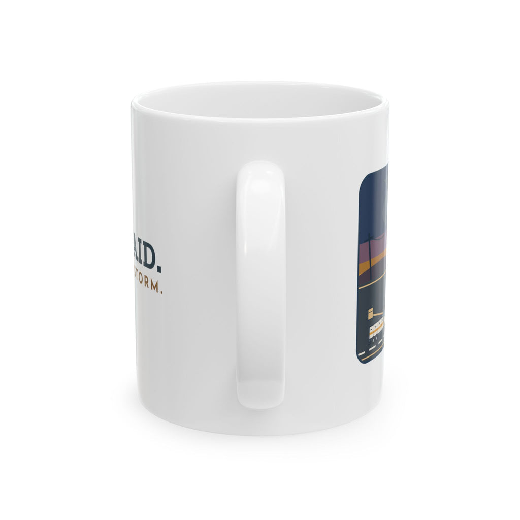 Lineworker Coffee Mug - Mutual Aid. Any State. Any Storm. 11oz Bucket Truck Cab Mug