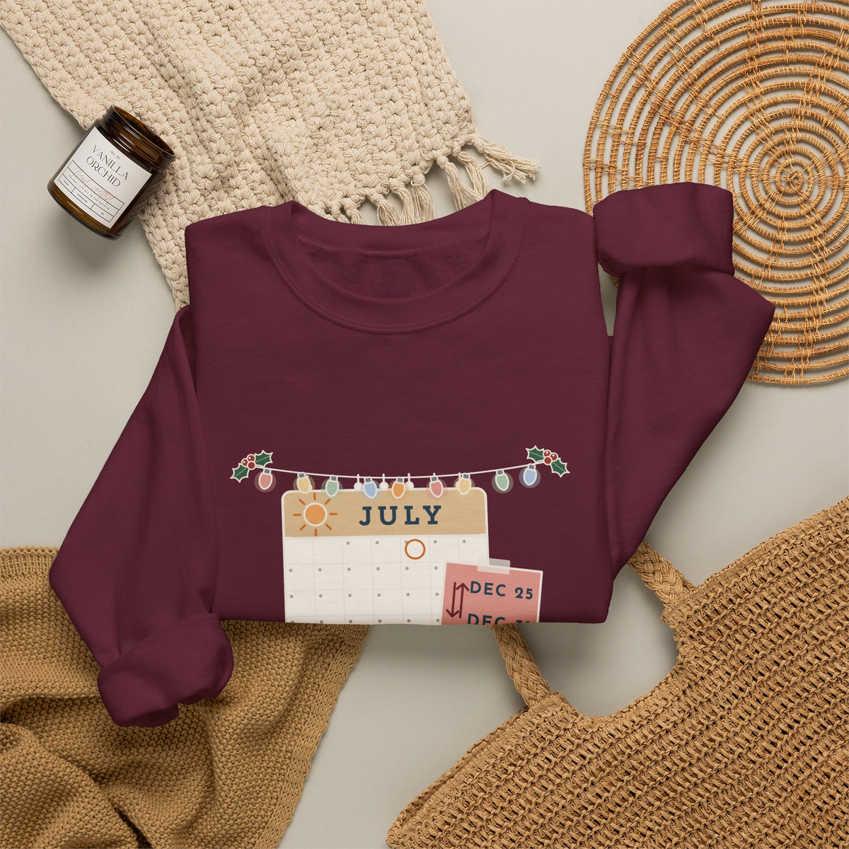 Holiday Nurse Crewneck Sweatshirt - I Traded Christmas for New Year's in July