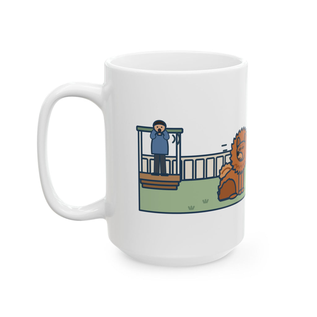Called by Name in the Yard, Decided Against It 15oz Mug, Large Funny Chow Chow Coffee Mug