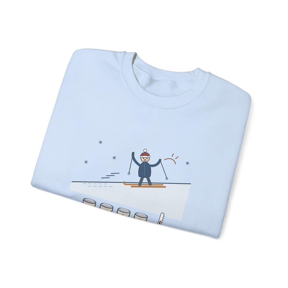 Cross-Country Ski Crewneck Sweatshirt - I Guessed the Wax Wrong. Nordic Skier Apres Gift