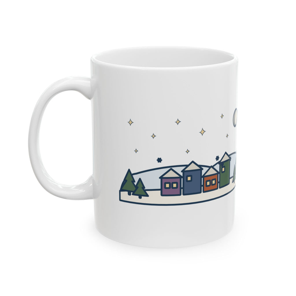 Sears Quote Mug, It Came Upon the Midnight Clear, Christmas Clear Midnight Coffee Mug 11oz