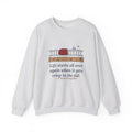 Life Starts All Over Again When It Gets Crisp Sweatshirt, Fall Fitzgerald Quote Crewneck with Porch Morning