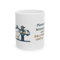 Kuvasz Coffee Mug 11oz - Stood Between the Kids and the Delivery Driver Until I Signed