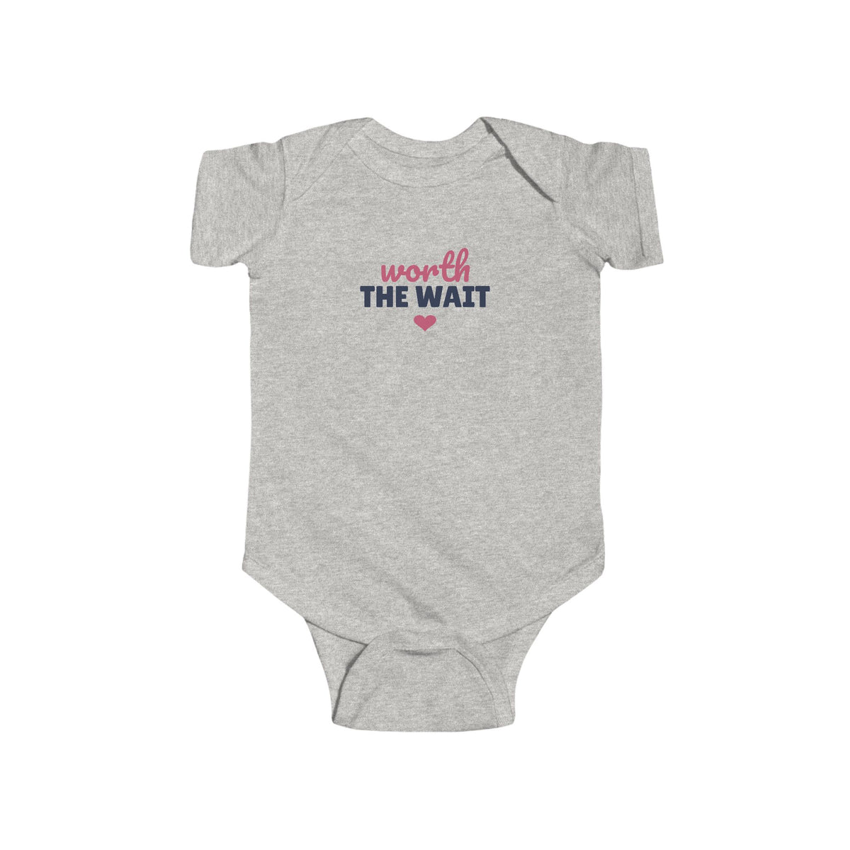 Worth the Wait Baby Bodysuit, Rainbow Baby Newborn Outfit