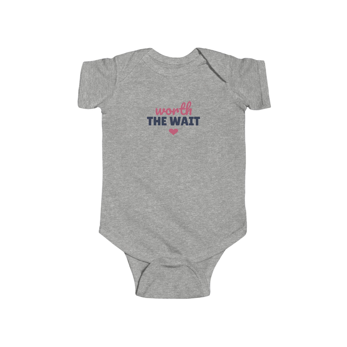Worth the Wait Baby Bodysuit, Rainbow Baby Newborn Outfit