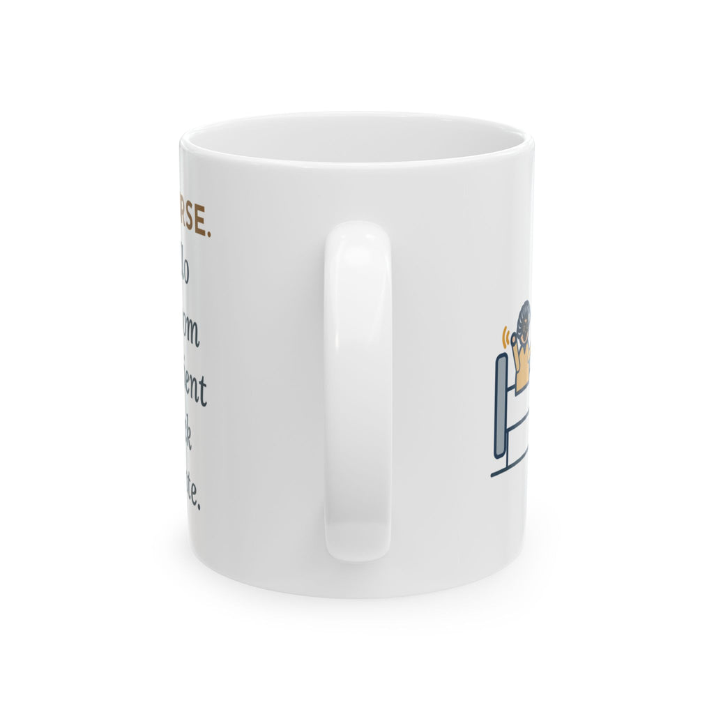 Virtual Nurse Coffee Mug - The Patient Waved Back at the Remote