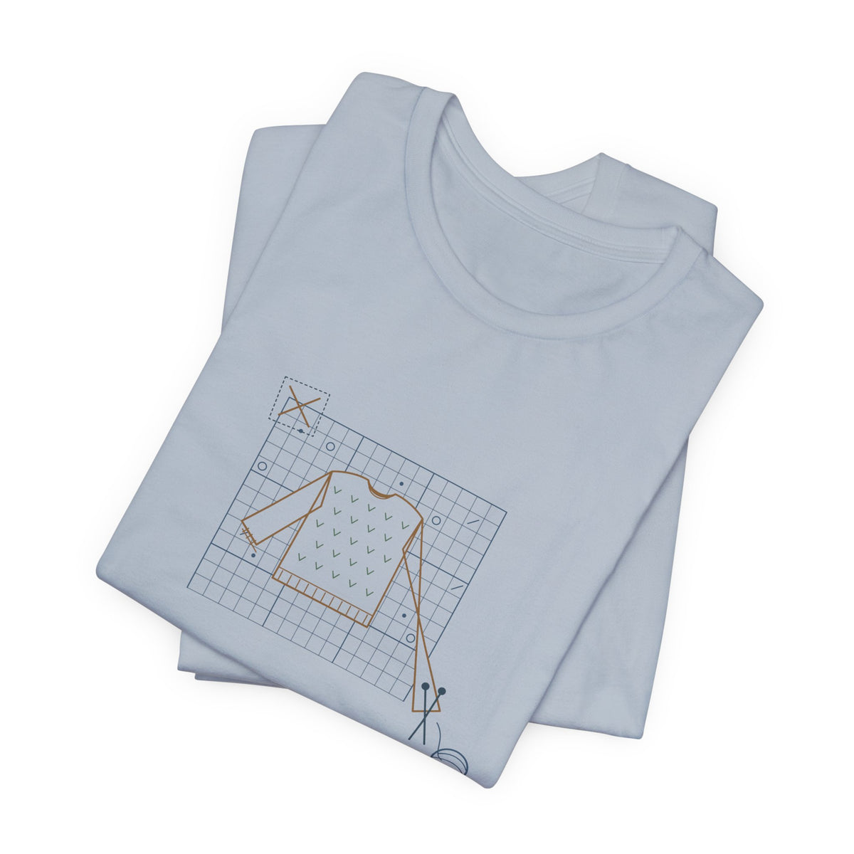 Knitting T-Shirt - Gauge Swatch: Skipped. Consequences: Pending. Knitter Tee