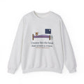 Uneasy Lies the Head That Wears a Crown Sweatshirt, Leadership Shakespeare Quote Crewneck with 3 A.M. Crown