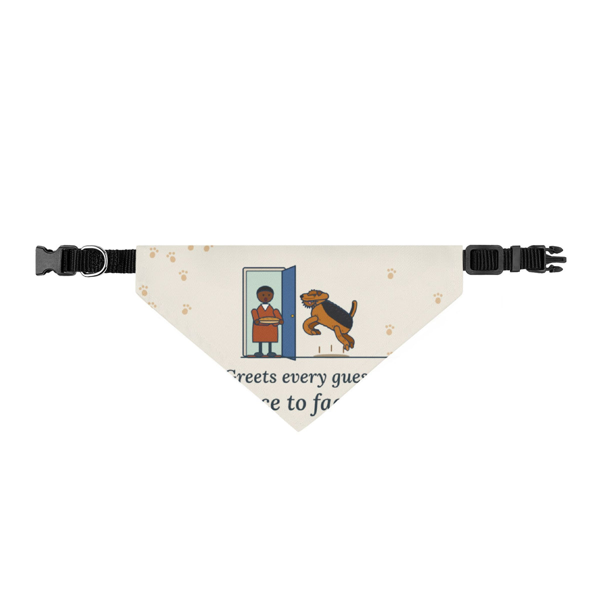 Airedale Terrier Dog Bandana - Front Door Greeter Clip-On Pet Bandana