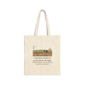 Anatolian Shepherd Tote Bag - Porch Watch Dog and Five Goats at Sunrise