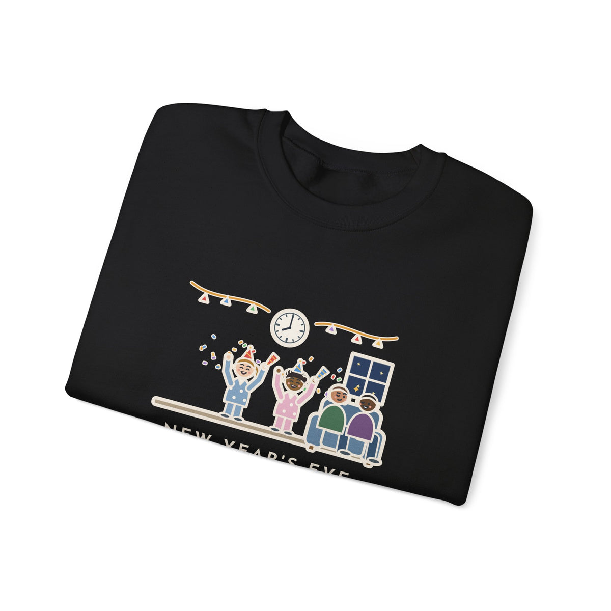 New Year's Eve Sweatshirt, With Little Kids, Counted Down at 8:00 and Called It Midnight, Funny Early Countdown Crewneck