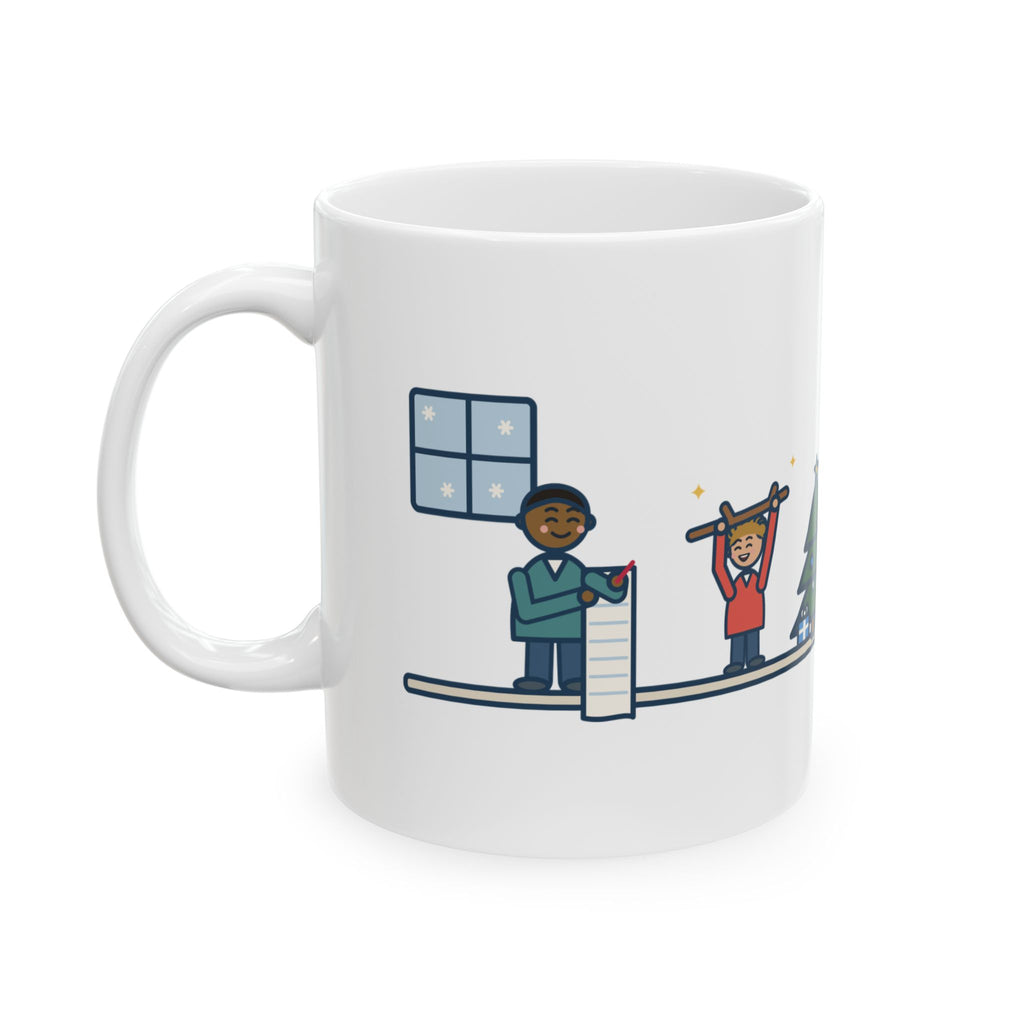 Christmas Wish Mug, Asked the Four-Year-Old What He Wanted, He Said a Stick, Funny Coffee Mug 11oz