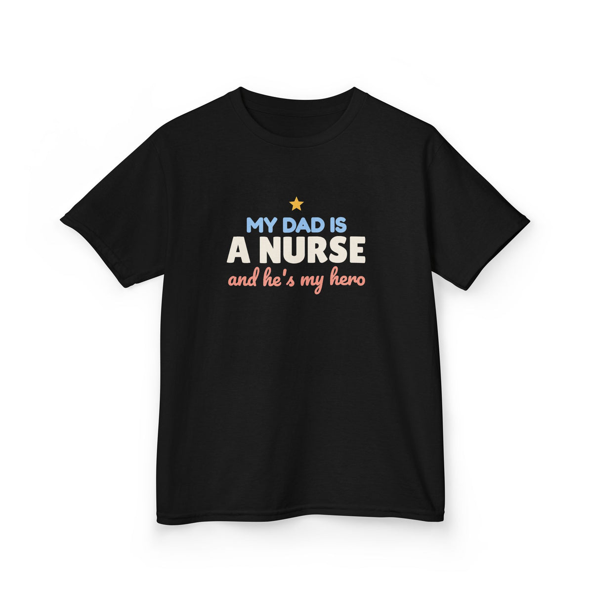 My Dad Is a Nurse Youth T-Shirt, Proud Nurse Dad Kids Shirt