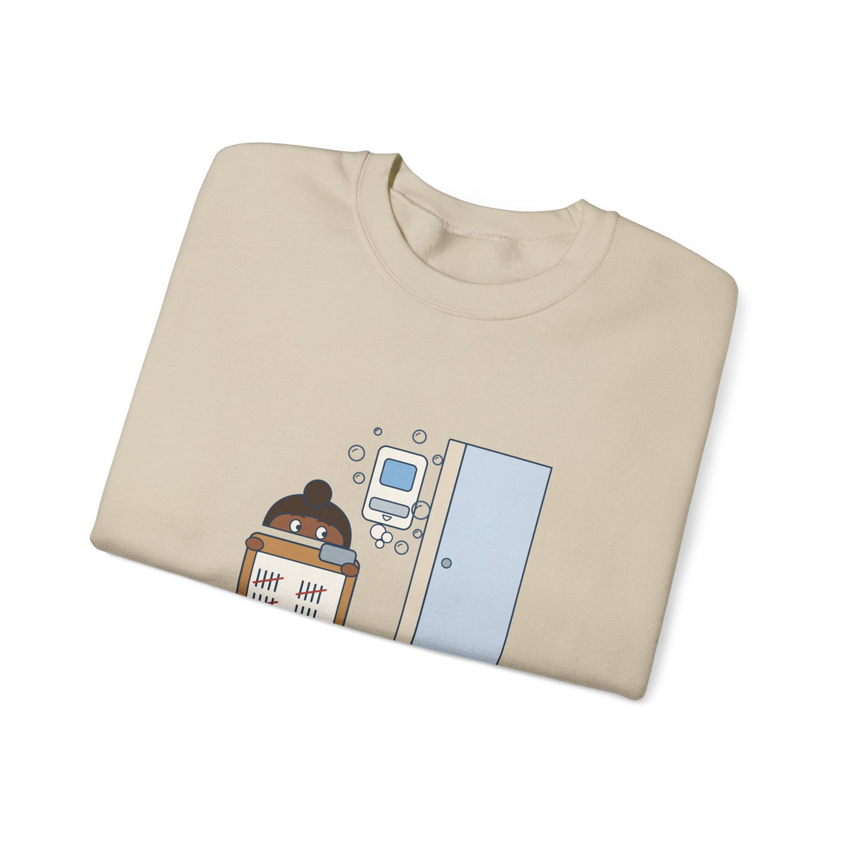 Infection Preventionist Crewneck Sweatshirt - Foam In. Foam Out. I'm Counting.