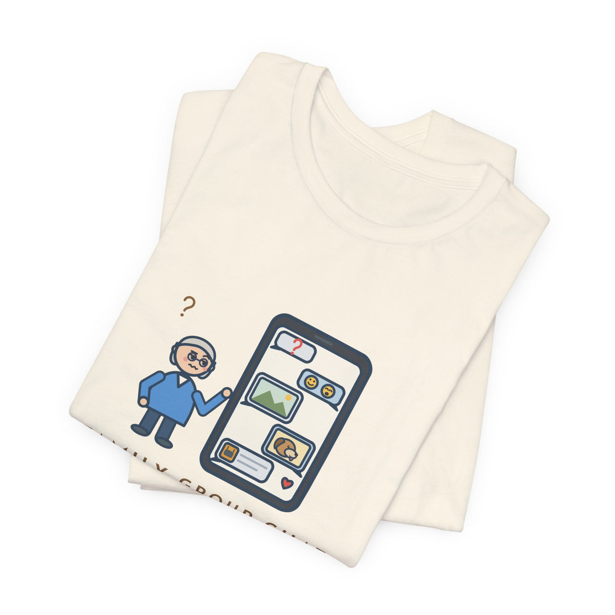 Funny Mom T-Shirt, Asked a Yes-or-No Question, Forty-Two Replies and Zero Answers, Phone Thread Tee