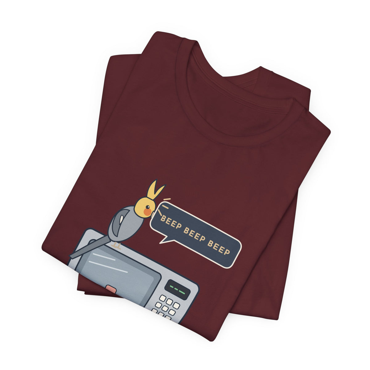 Cockatiel T-Shirt - Learned the Microwave. Ignored My Name. Parrot Owner Tee