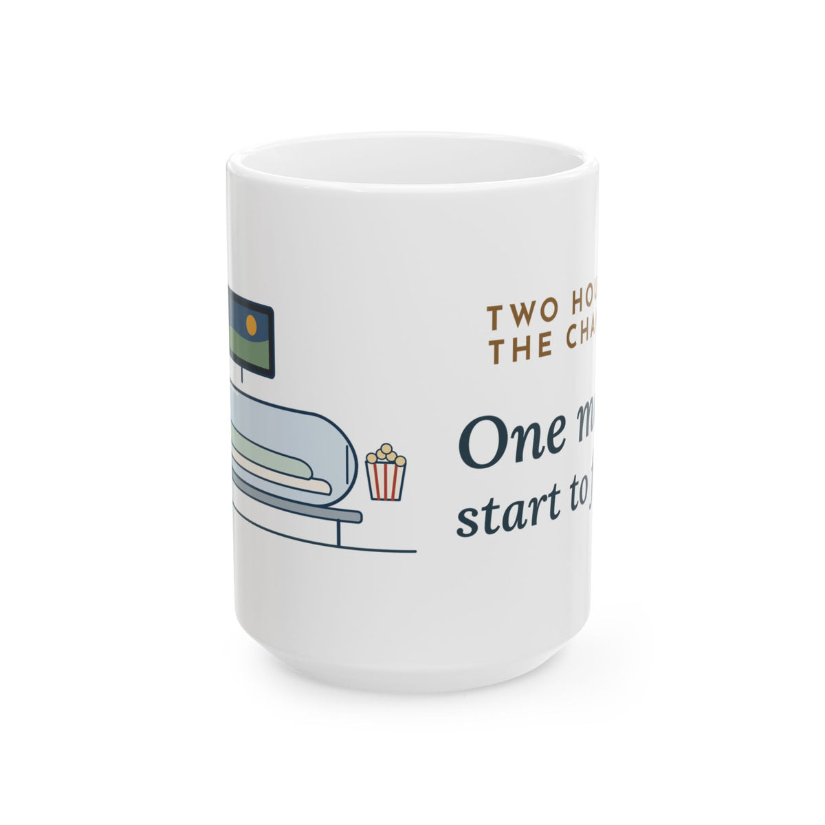 Large 15oz Hyperbaric Nurse Mug - Chamber Movie Night Wound Care Team Gift