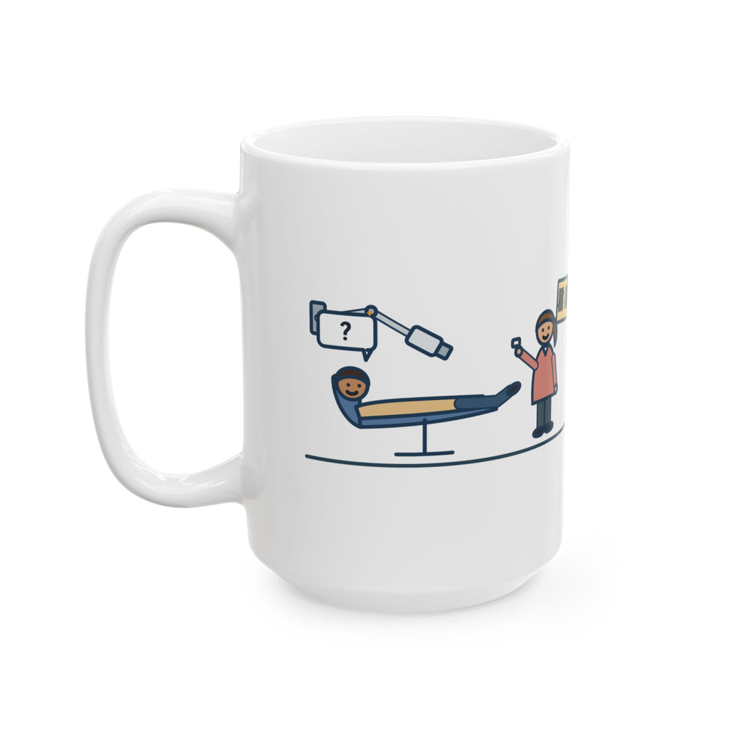 Fourteen Sets of X-Rays Today, Fourteen People Asked If This Was the Worst Part 15oz Mug, Large Funny Dental Assistant Coffee Mug