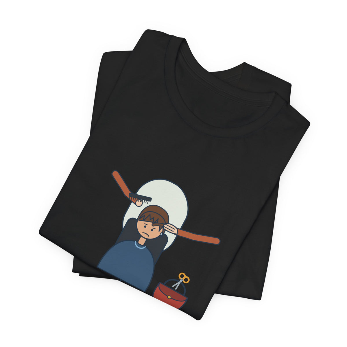 Hairstylist T-Shirt - Who Cut Your Bangs? Oh. You Did. Funny Salon Tee