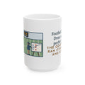 Drew Up the Play, The Quarterback Ran It Backward and Scored 15oz Mug, Large Funny Football Coach Coffee Mug