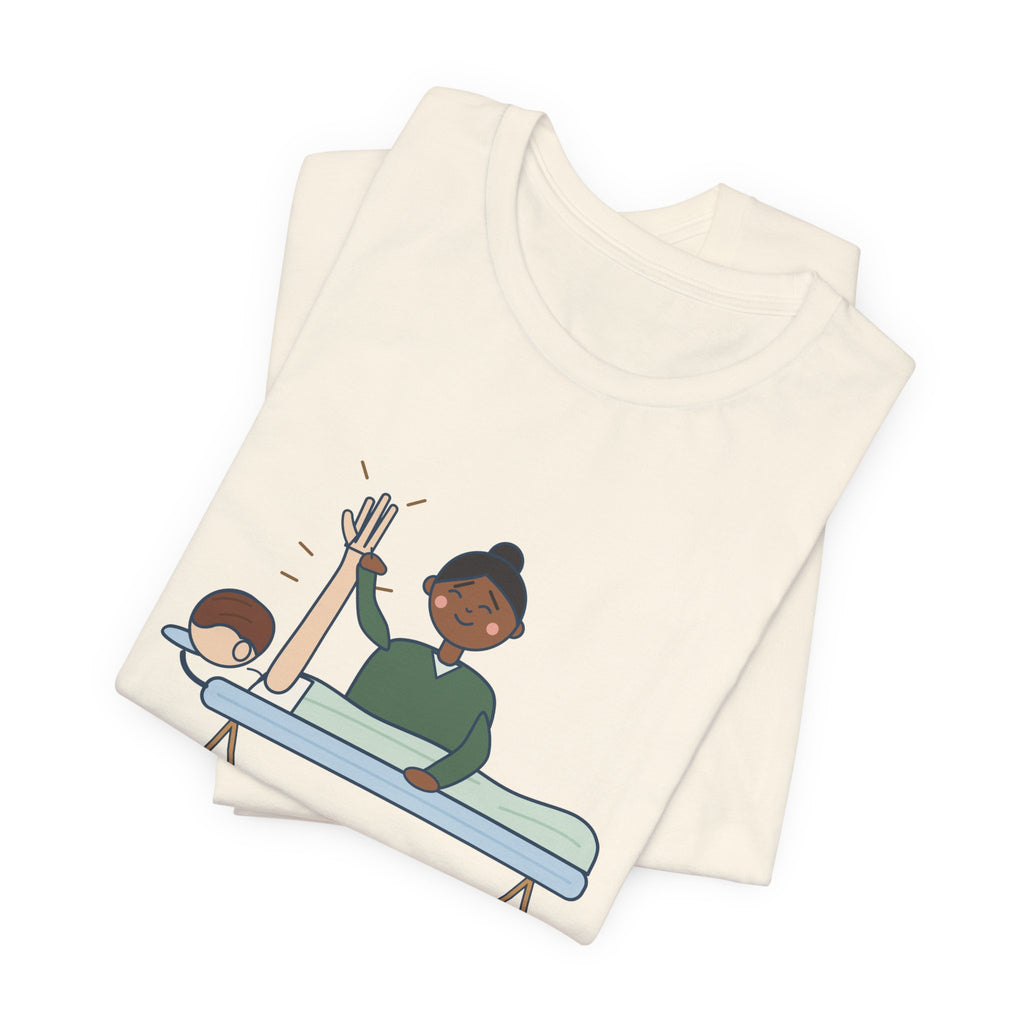 Massage Therapist T-Shirt - You Can Stop Helping Me Lift Your Arm. Funny LMT Tee