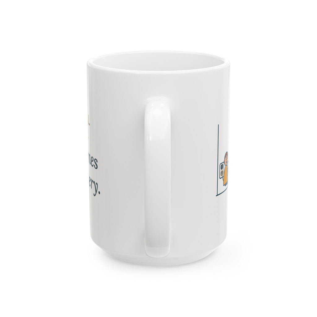Large 15oz Study Hall Teacher Mug - One Outlet Thirty Phones Teacher Gift