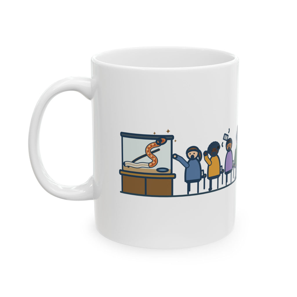 Zoology Teacher Coffee Mug 11oz - The Class Snake Shed Mid-Quiz, Nobody Finished Question Four