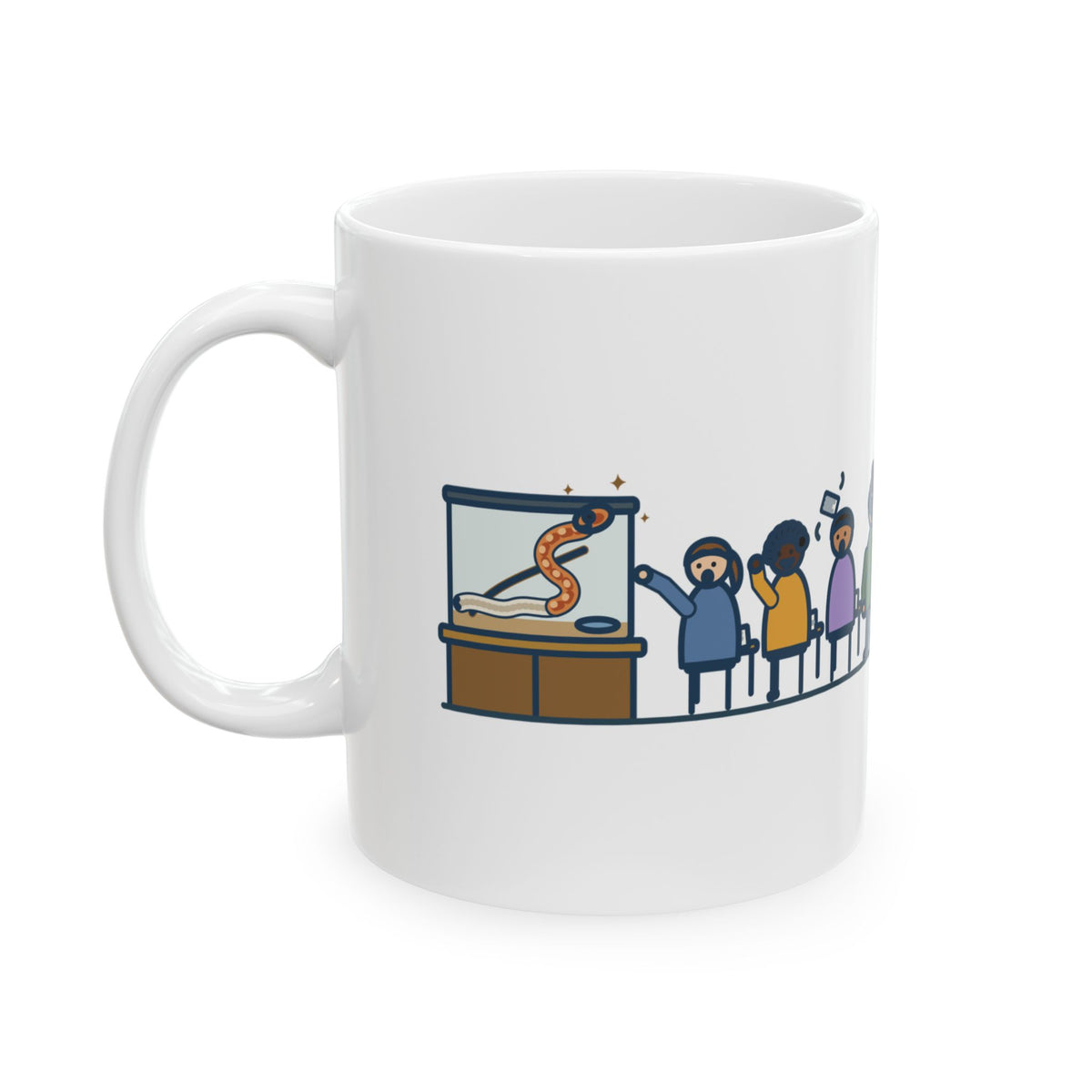 Zoology Teacher Coffee Mug 11oz - The Class Snake Shed Mid-Quiz, Nobody Finished Question Four