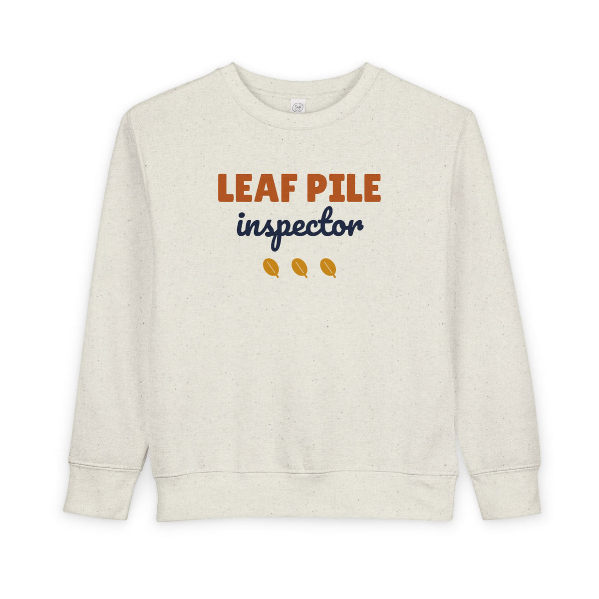 Leaf Pile Inspector Toddler Sweatshirt, Autumn Toddler Crewneck