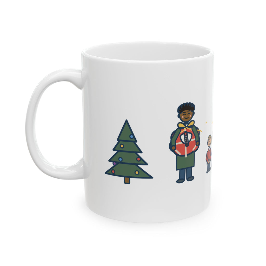 Christmas Present Mug, The Kids Wrapped It Themselves, It Was the TV Remote, Funny Coffee Mug 11oz