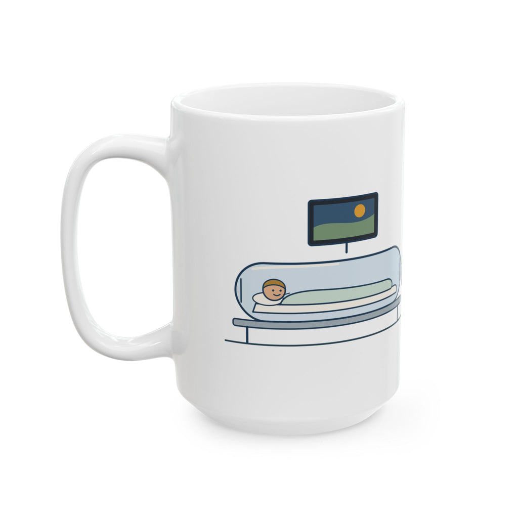 Large 15oz Hyperbaric Nurse Mug - Chamber Movie Night Wound Care Team Gift