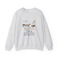 Funny New Year's Eve Crewneck Sweatshirt - Slept Through It, Forty Texts by Morning
