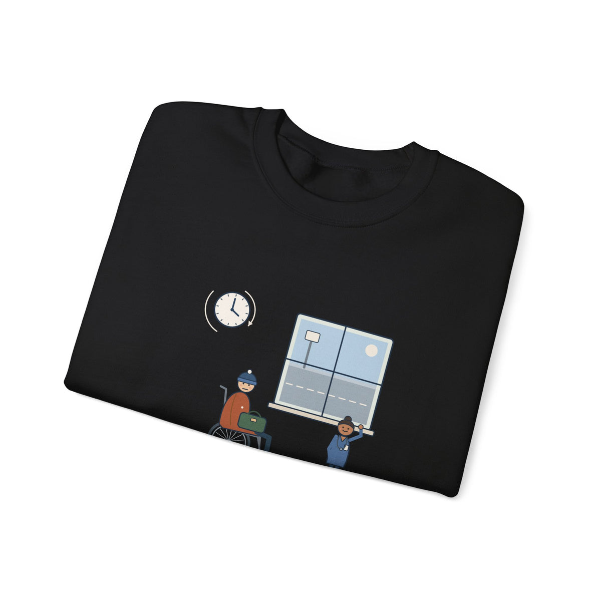 Med-Surg Nurse Crewneck Sweatshirt - The Discharge Is Done. The Ride Is On the Way