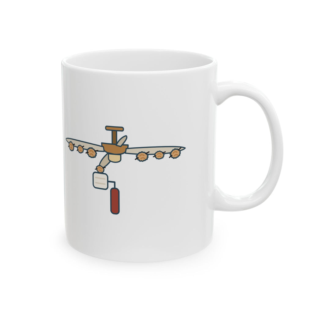 German Shepherd Coffee Mug - Found Shepherd Fur on the Ceiling Fan GSD Owner Gift