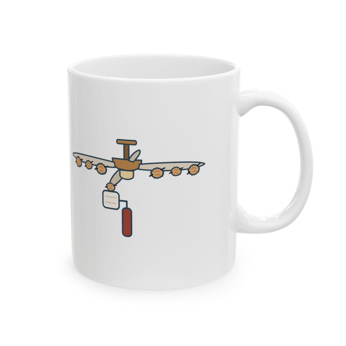 German Shepherd Coffee Mug - Found Shepherd Fur on the Ceiling Fan GSD Owner Gift