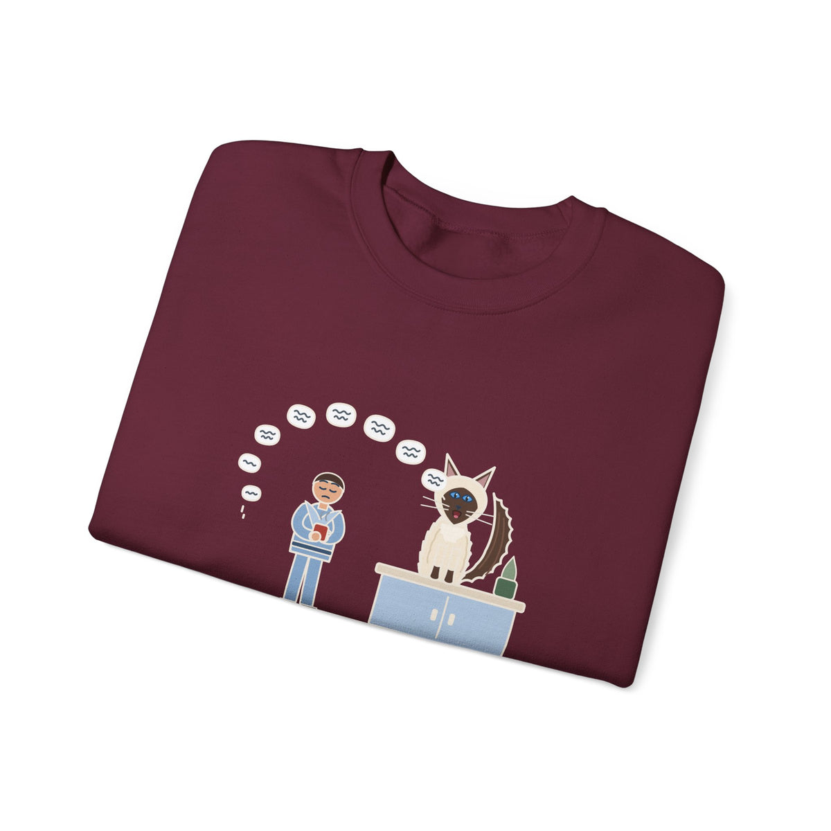 Balinese Cat Crewneck Sweatshirt - The Balinese Replied for Ten Minutes