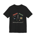 Funny Christmas T-Shirt - Who Has the Scissors? Gift Wrapping Tee