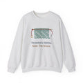 Lace Knitting Crewneck Sweatshirt - Threaded a Lifeline. Now I'm Brave.