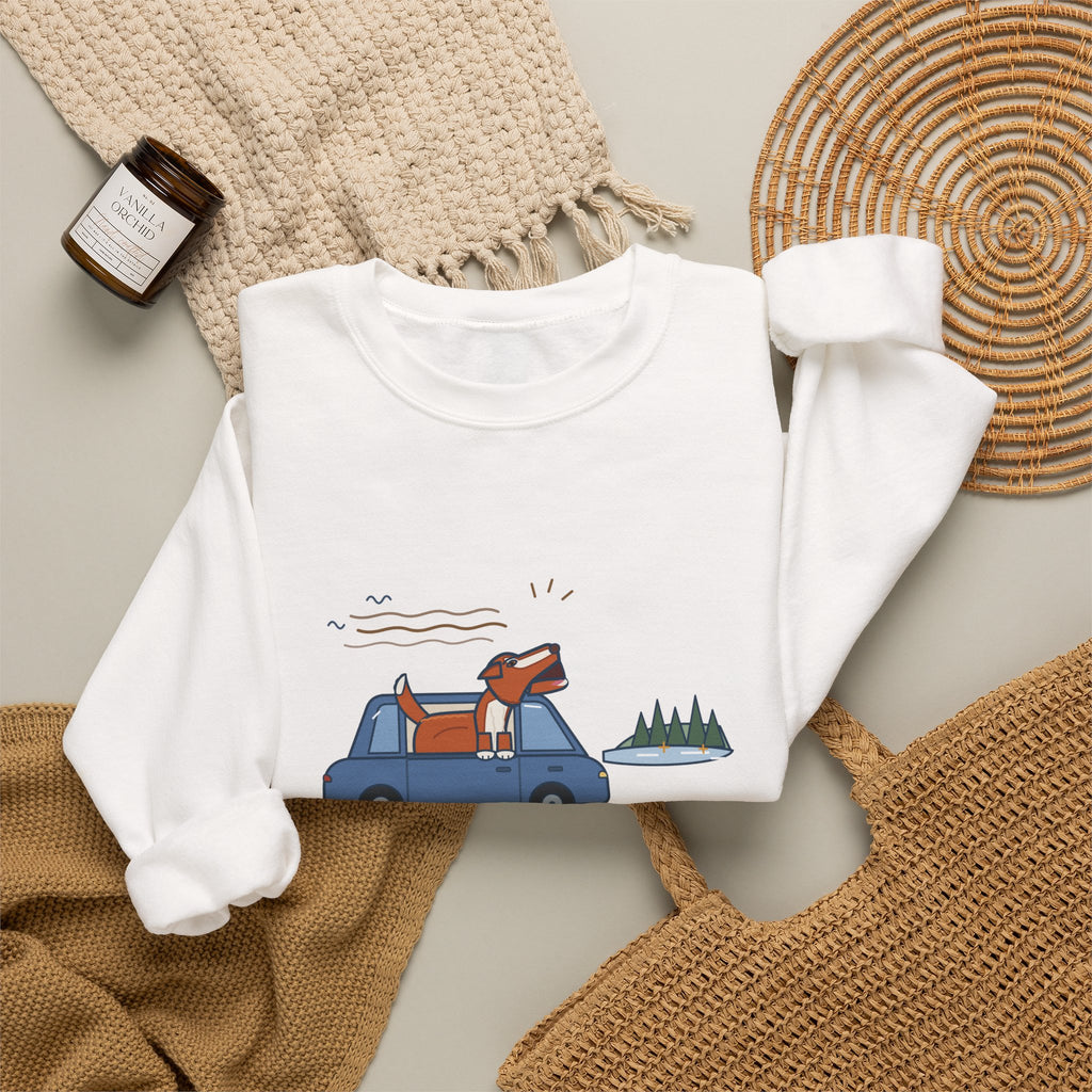 Nova Scotia Duck Tolling Retriever Crewneck Sweatshirt - Screamed the Whole Drive