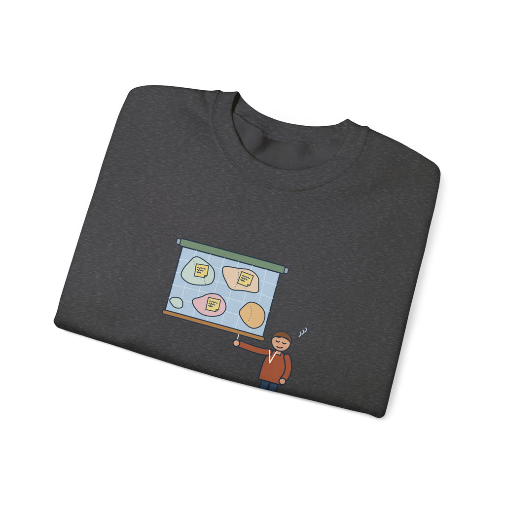 Geography Teacher Crewneck Sweatshirt - Three Countries Renamed Since Printing Classroom Map