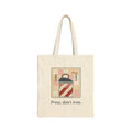 Quilting Tote Bag - Press, Don't Iron. Quilter Project Bag Gift