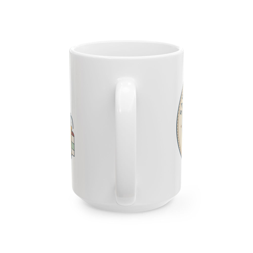 Large 15oz School Custodian Mug - Sawdust, Mop, Room 14.